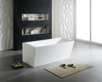 Avis Back-To-Wall Corner Bathtub