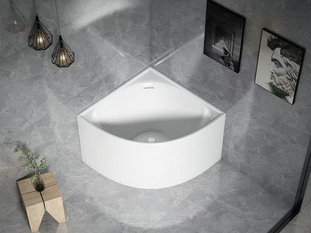 Bella Corner Bath with Overflow