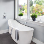 Evie Matte White Free-Standing Bathtub