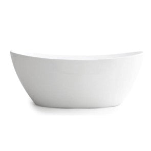 Evie Matte White Free-Standing Bathtub