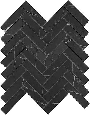Herringbone Marble Mosaics