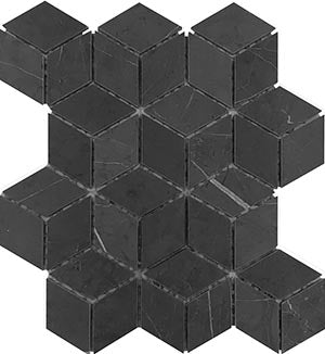 Diamond Cube Marble Mosaics