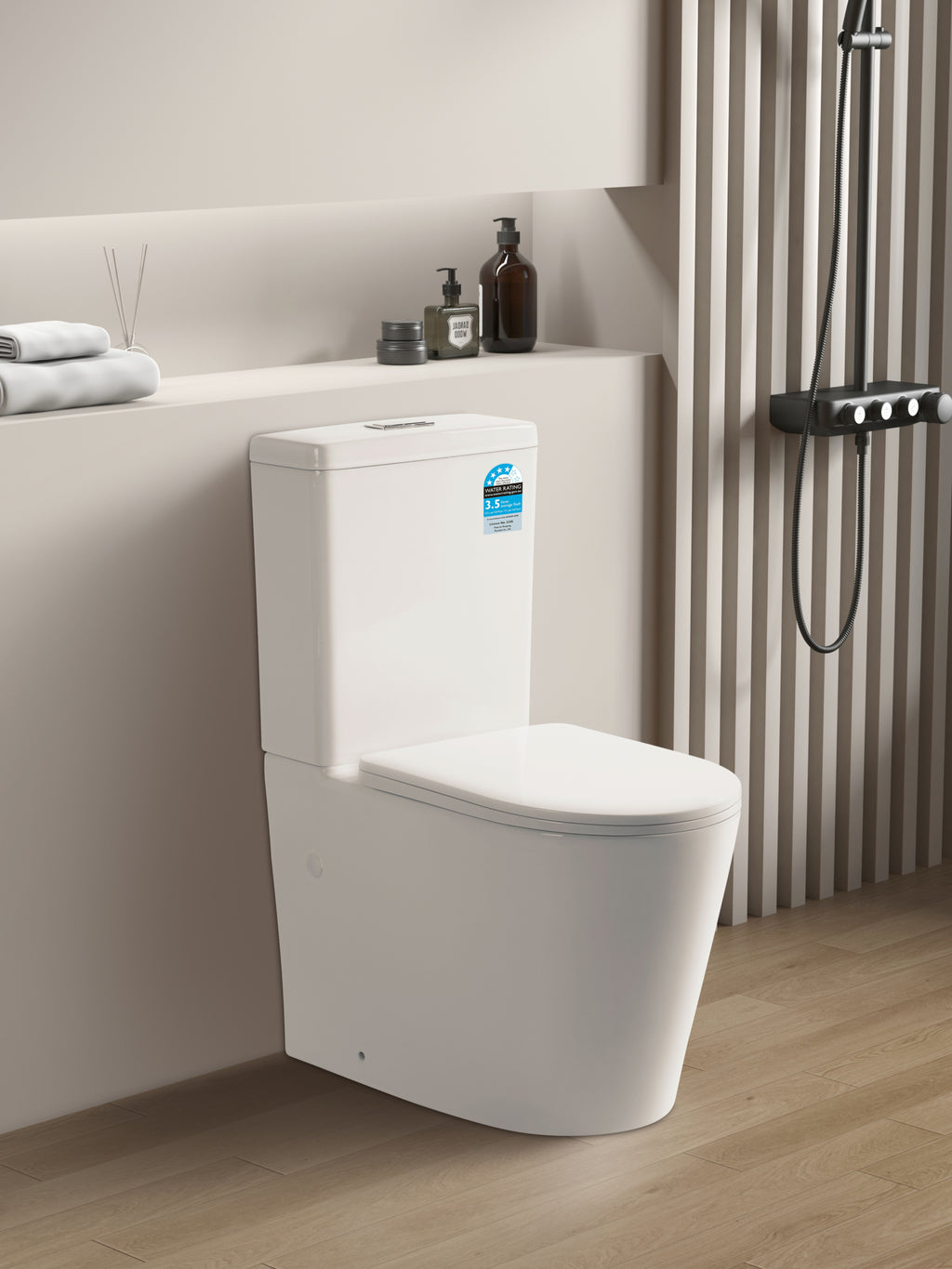 Vivid Back-to-Wall Tornado Toilet Suite