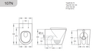 Elvera Rimless Extra Height Wall Faced Pan