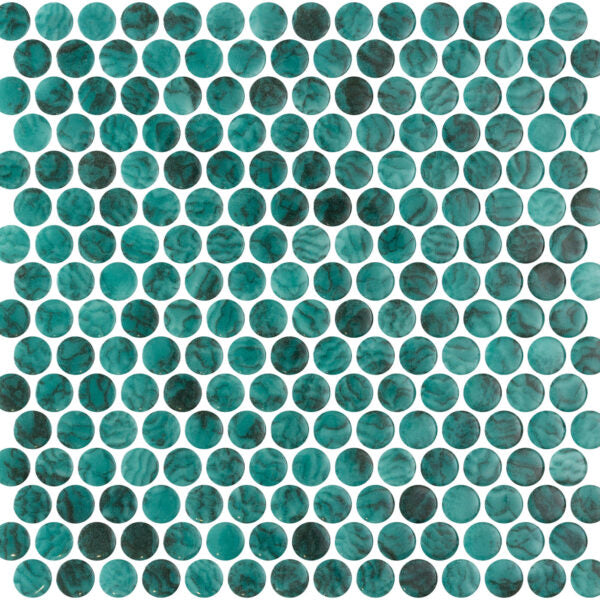 Onix Penny 19mm Diameter Glass Mosaics