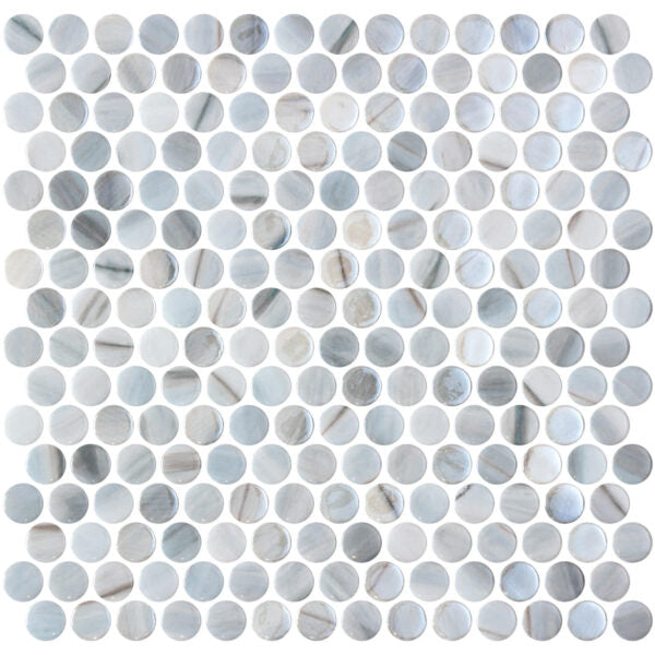 Onix Penny 19mm Diameter Glass Mosaics