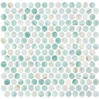 Onix Penny 19mm Diameter Glass Mosaics