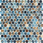 Onix Penny 19mm Diameter Glass Mosaics