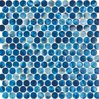Onix Penny 19mm Diameter Glass Mosaics