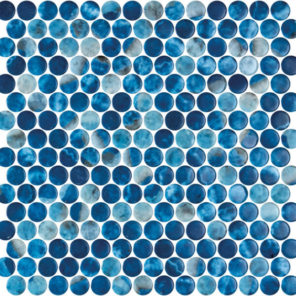 Onix Penny 19mm Diameter Glass Mosaics