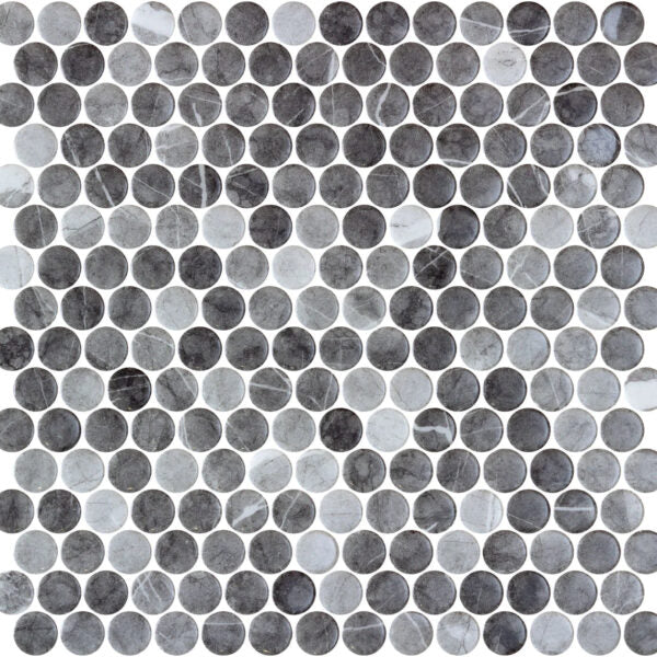 Onix Penny 19mm Diameter Glass Mosaics