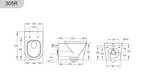 Veda Rimless Wall Hung Pan