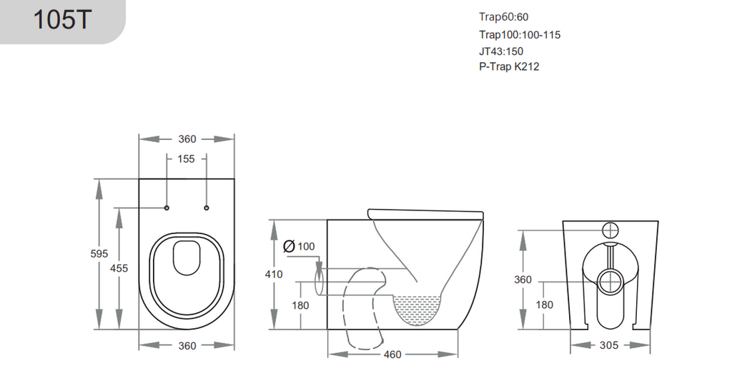 Veda Wall Faced Floor Pan